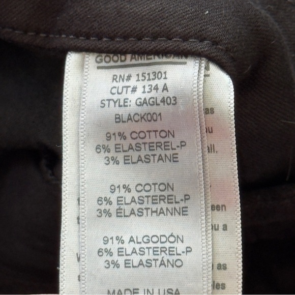 Good American Good Legs Skinny Jeans GAGL403 Size 6/28 Women - Picture 5 of 9